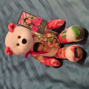 New Elvis Presley Graceland Christmas Teddy Bear